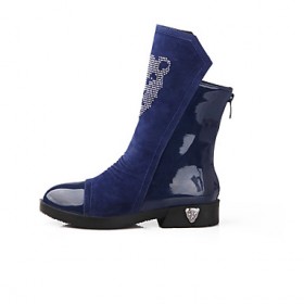Women's Boots Winter Platform PU Casual Others Black / Blue Walking