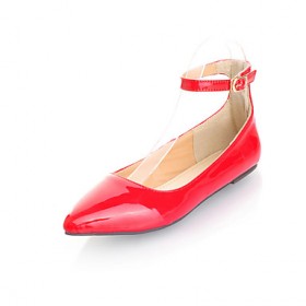 Women's Spring / Summer / Fall Ballerina / Mary Jane Patent Leather Casual Flat Heel Black / Blue / Yellow / Green / Red