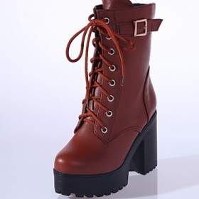 Women's Heels Spring / Fall / WinterHeels / Cowboy/ Snow Boots / Riding Boots / Fashion Boots / Motorcycle Boots /