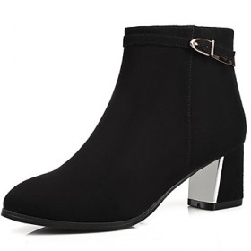 Women's Shoes Spring/Fall/Winter Heels/Bootie/Round Toe /Boots Office & Career/Party & Evening/DressChunky